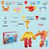 Gudi 26 Alphabet Dinosaur Transforming Building Blocks for Boys - Educational Animal Toys and Gifts