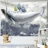 Гобелен Dream Whale Настенный гобелен Мультяшный Кавайный Хиппи Арт Тапиз Бохо Детская Комната Девочки Общежитие Домашний Декор