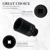 32Mm Socket 1/2 Drive With 6 Point Design,Anti-Rust Axle Nut Sockets Set For Quick Shaft Nut Removal,Professional Deep Impact Socket Set 1/2 Drive