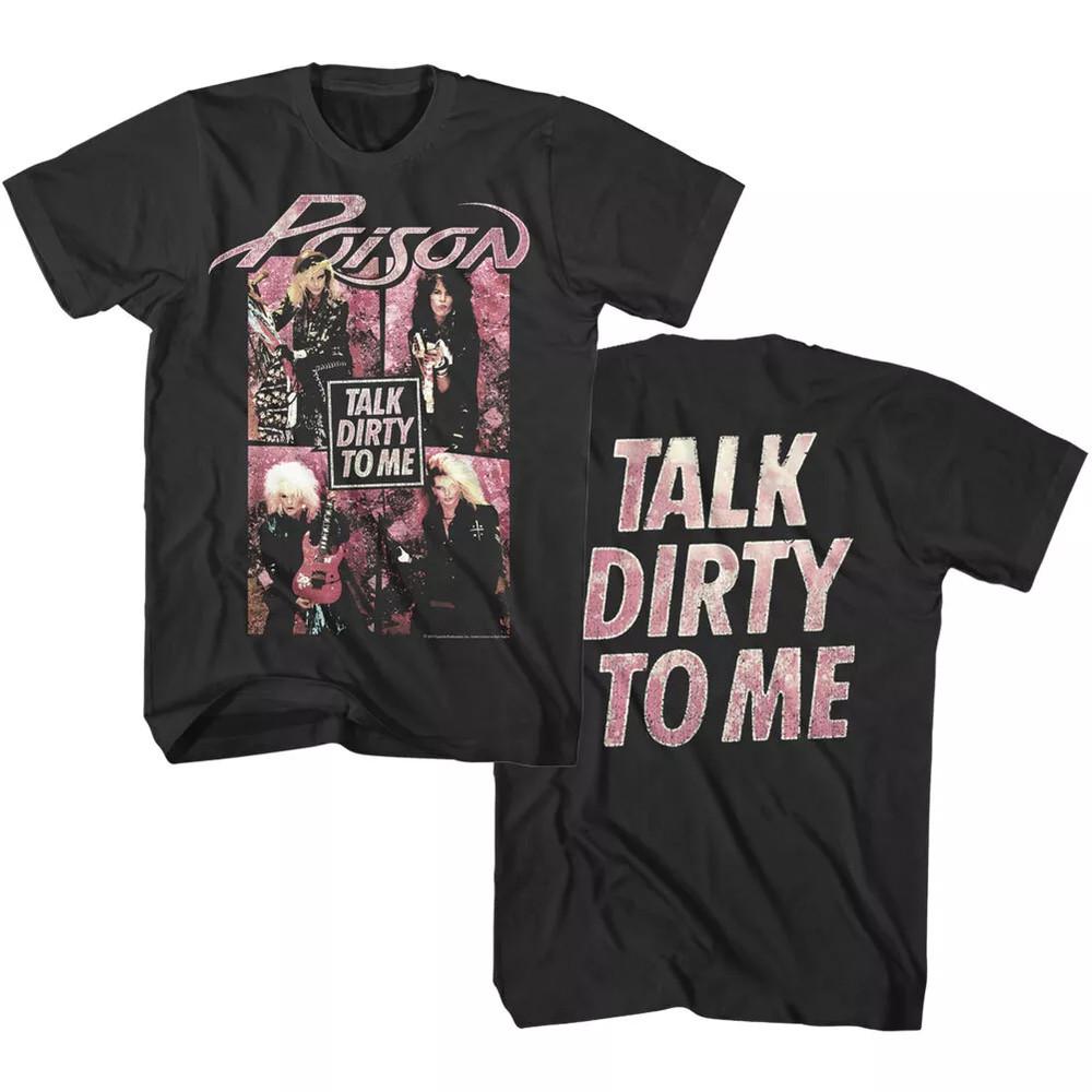 Poison Talk Dirty To Me Double SIded Full Size S-5XL Unisex T-Shirt