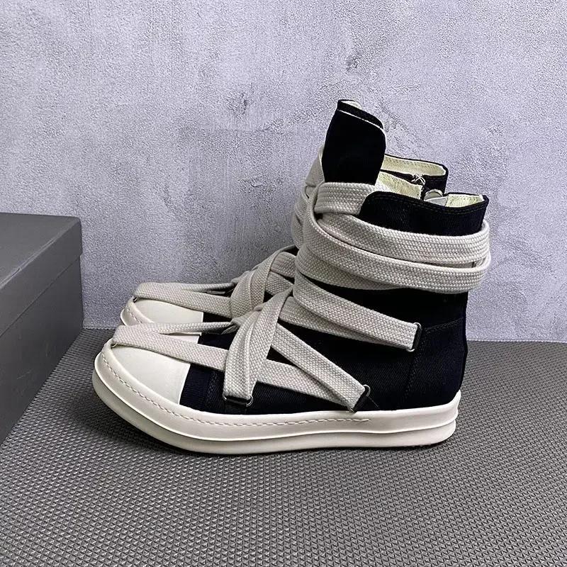 Vintage Pentagram High Top Sneakers,Men Designer Shoes, Unisex Casual Sports Board Shoes,Platform Ankle Boots Large Size