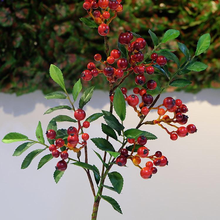 Simulation blueberry berry, fake lover fruit branch decorative ornament, simulation blueberry branch