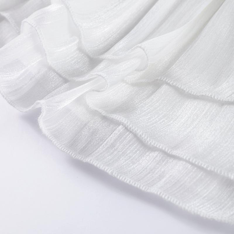 Шикарный бант-топ юбка костюмы женские шнуровка О-образный вырез рукав фонарь блузки высокая талия милая плиссированная юбка весна новый комплект из 2 предметов