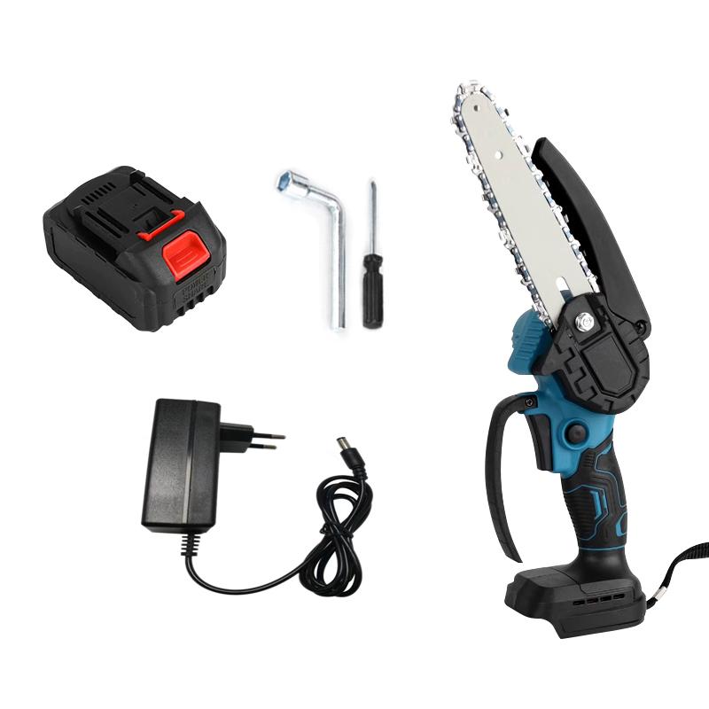 8-дюймовая электрическая цепная пила ручная портативная бензопила резак для дерева обрезка сада электроинструмент совместима с аккумулятором Makita 18 В
