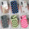 Для OPPO Realme 11 Pro + Reno10 Pro F23 A38 A79 A98 чехол противоударный матовый медведь в форме сердца прозрачные мягкие силиконовые чехлы для телефонов в виде чехла для OPPO Bumpe