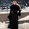 Женское зимнее длинное пальто из искусственного меха однотонное модное повседневное уличное