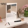 Precision Mirror Non-Reversing True Makeup High Clarity Desktop Vanity Men Women Image Inverted Standing Cosmetic High-precision