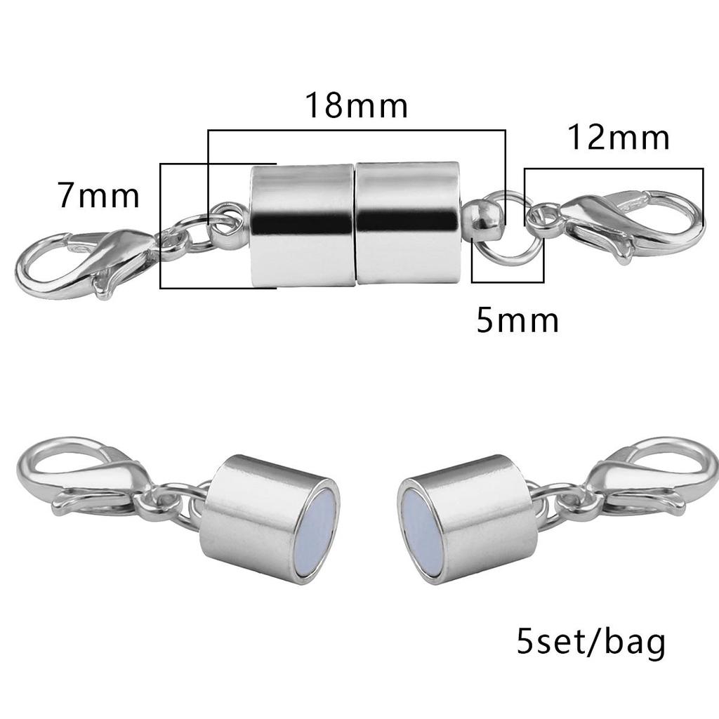 2/5 шт., аксессуары, магнитные застежки-лобстеры для ожерелья, браслета, крючки-шарики-лобстеры