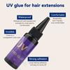 30g UV Hair Glue  Invisible Hair Extension Glue Waterproof Seamless Fast Drying Hair Extension Glue Hair Adhesive Invisible Extension