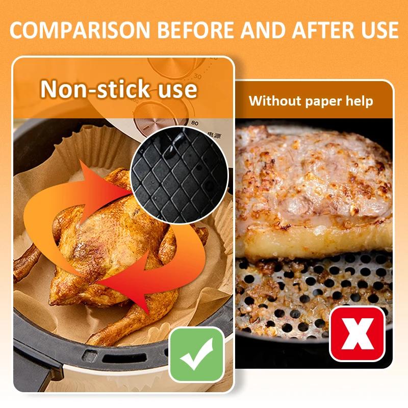 300/200/100/50 шт. одноразовая жиростойкая бумага для фритюрницы бумага для противня для фритюрницы специальная бумага для выпечки аксессуары для лотка