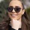 Punk PC Frame Sunglasses Street Photos Decoration Eyewear Black Shades Glasses  for Women Man