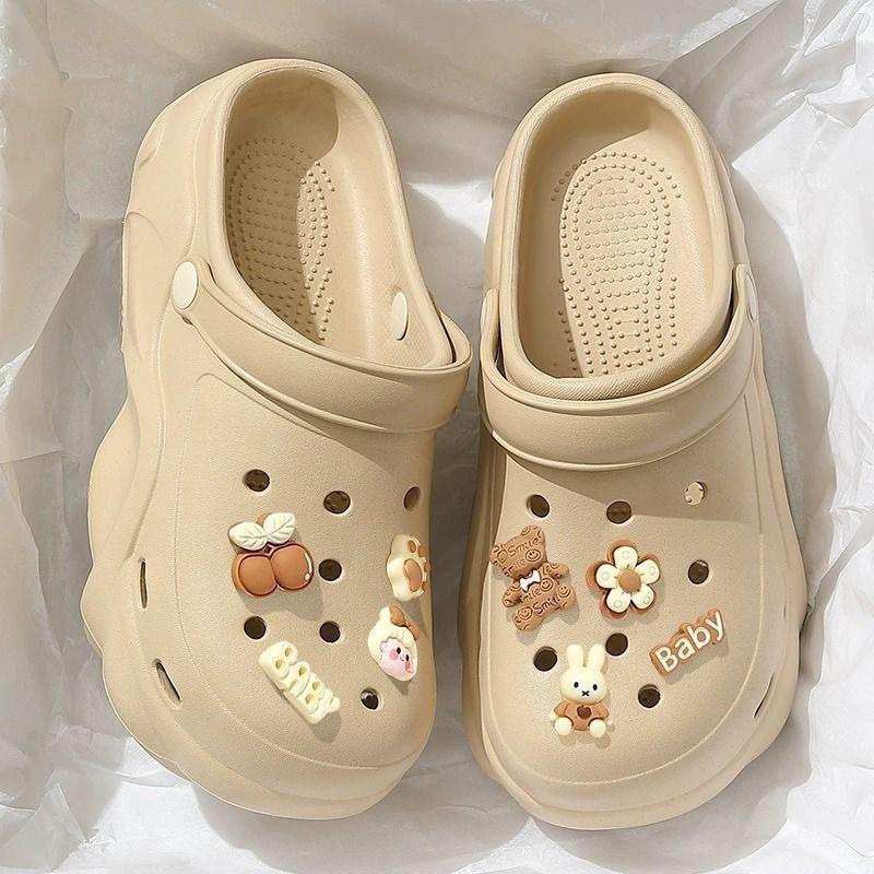 Новые летние женские Crocs 2025: Поддержка свода стопы, Толстая подошва, Внешний слой из ЭВА, Нескользящая, Мягкая подошва.