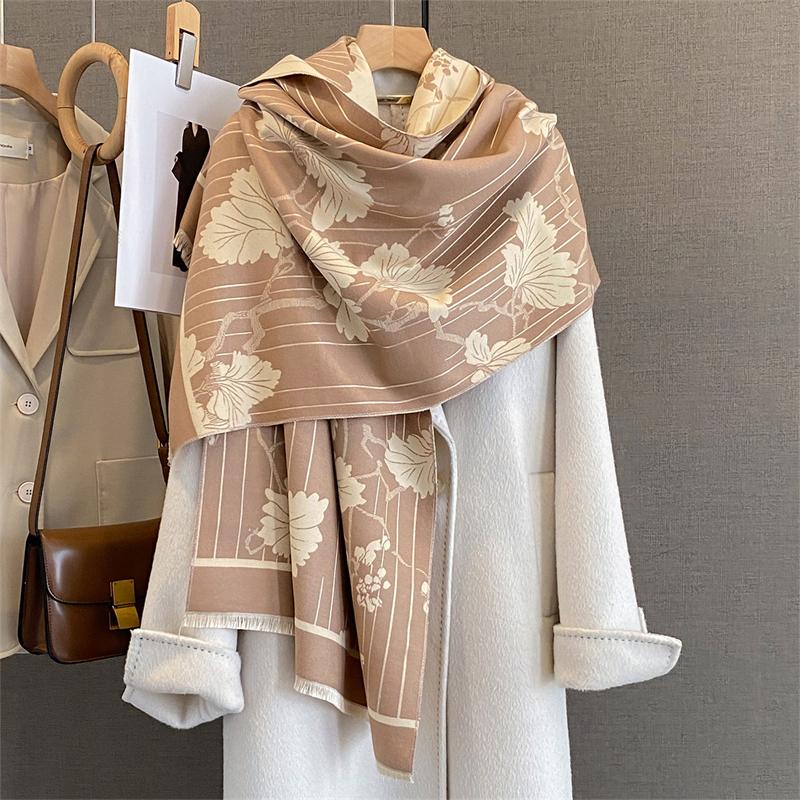 Cashmere Scarf for Women Thicken Warm Winter Blanket Female Luxury Quality Soft Shawl Wrap Bufanda Lady Pashmina Poncho Echarpe