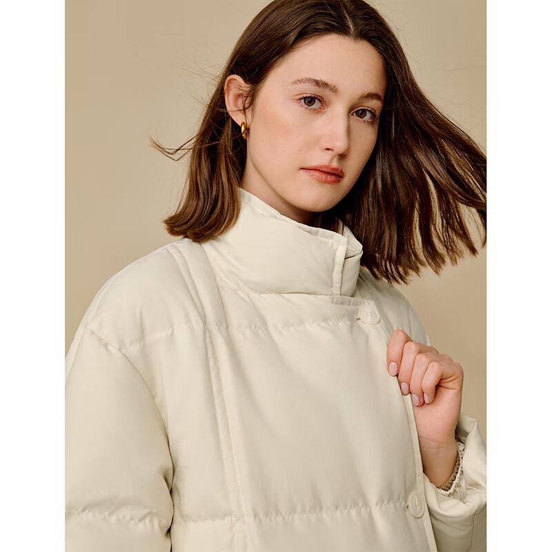 Inman Women's Stand Collar Long Down Jacket