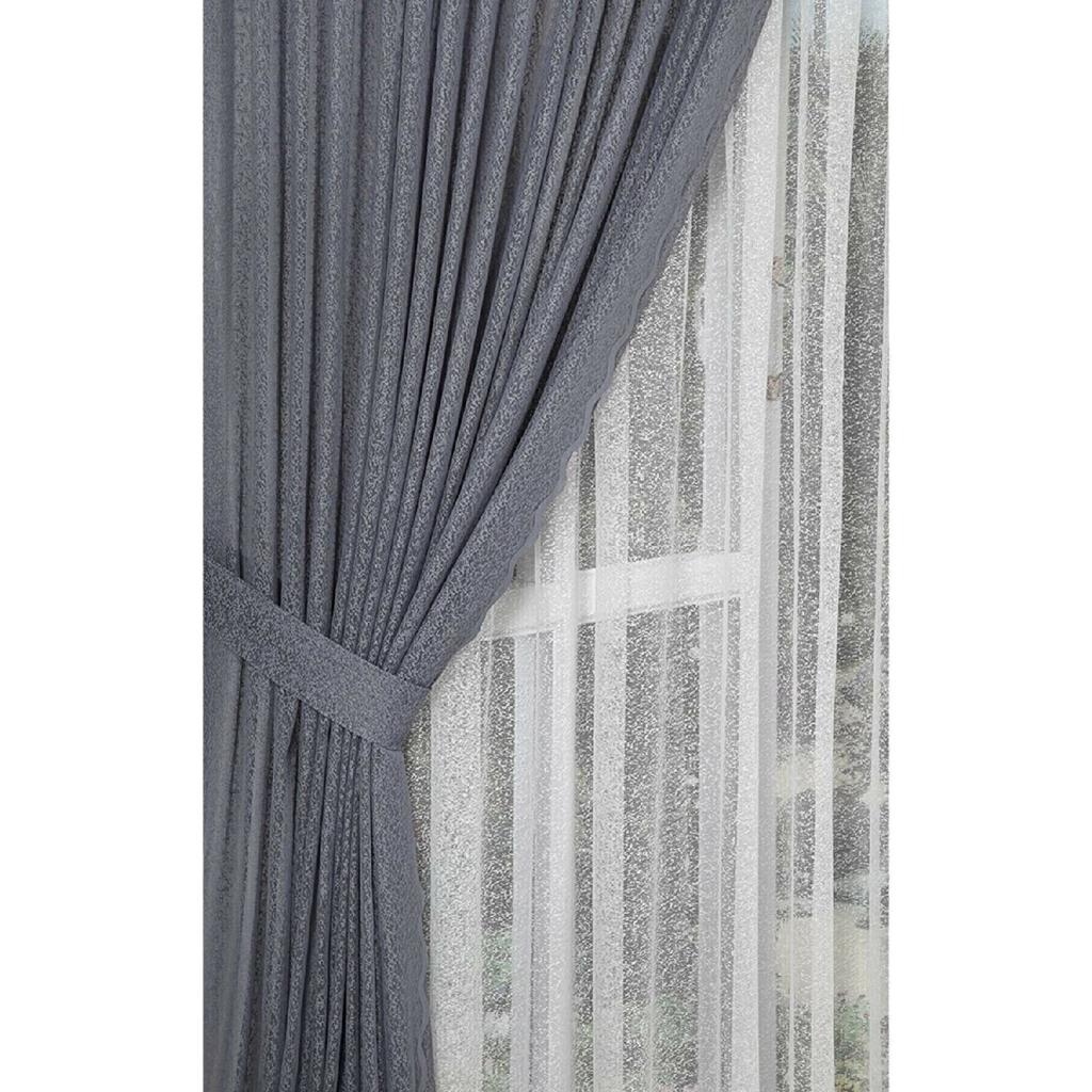 Гладильная песочная занавеска для салона, кухни, балкона, 1x2, редкая плиссированная тюль, занавеска