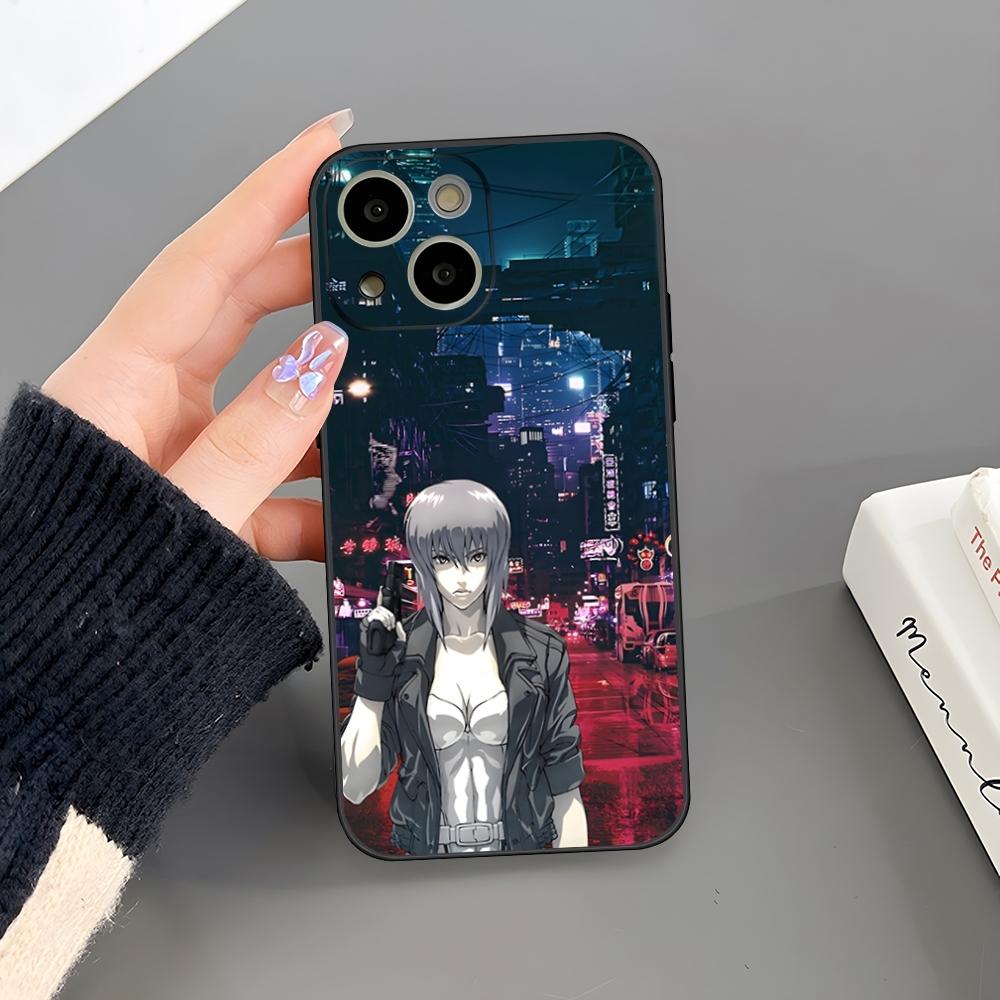 Чехол для телефона в стиле аниме G-Ghost In The Shell для iPhone 17 Pro Max 16 15 14 Pro Max 13 Mini 11 12 Xr X Xs SE Plus Задняя крышка