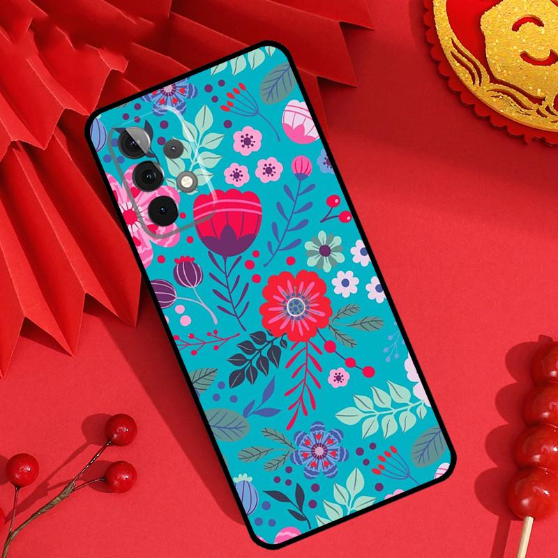 Чехол 'Цветочный Шарм Секретный Сад' для Samsung Galaxy M15 M55 M31 M13 M11 M12 M14 M06 M16 M36 M56 M53 M32 M52 M35 M34 M54