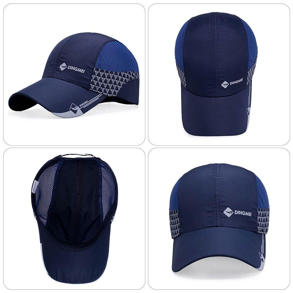 Повседневная шляпа от солнца Защита от ультрафиолета Быстросохнущая шляпа Модная бейсболка для пешего туризма