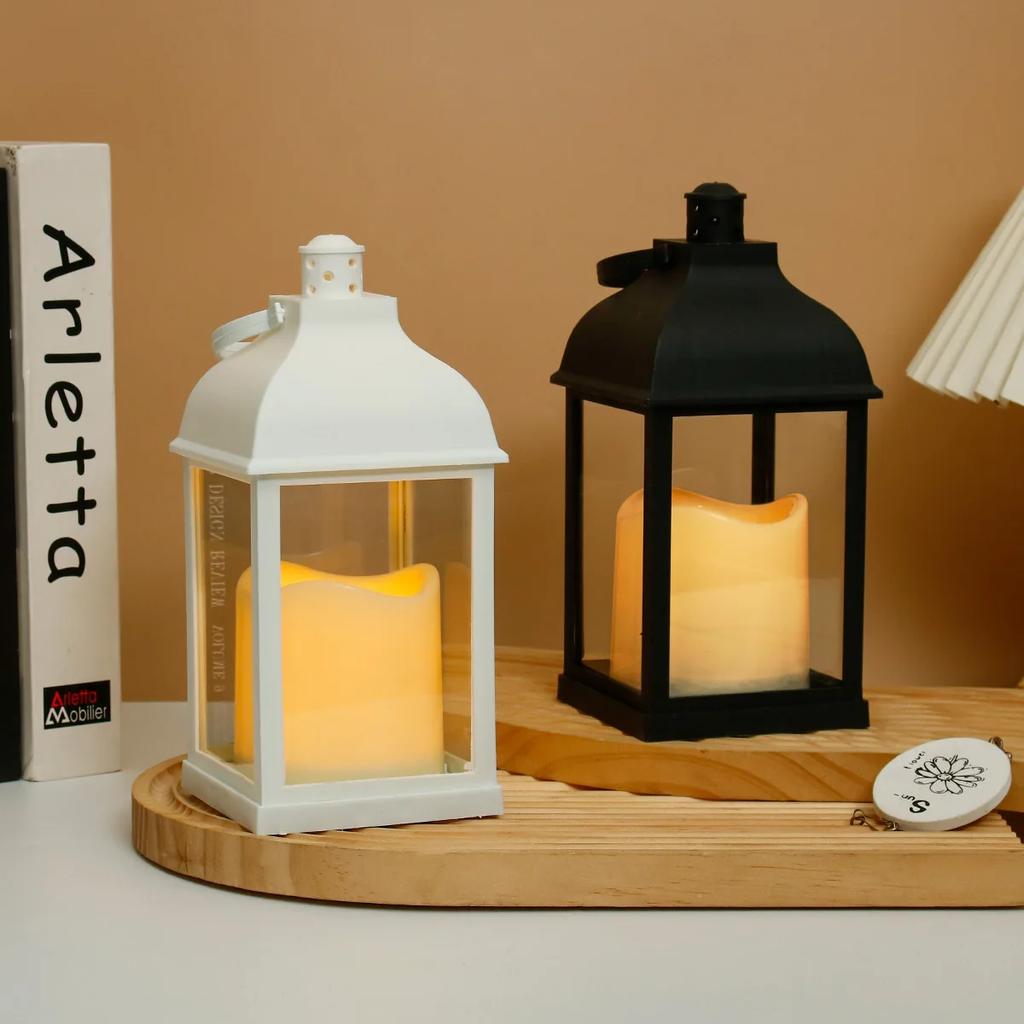 Портативные светодиодные лампы-свечи Ночные походные палаточные фонари Садовые настольные праздничные атмосферные ретро-ночники Декоративные лампы