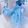 Spring and Summer New Thin Breathable 100% Cotton Floral Scarf Women's Sunscreen Shawl Versatile Japanese Floral Scarves