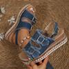 Denim Slipper Female Shoes Non-slip Comfortable Summer  Slippers  Slides Outdoor Beach Casual Shoes Women  Sandals  High Heels