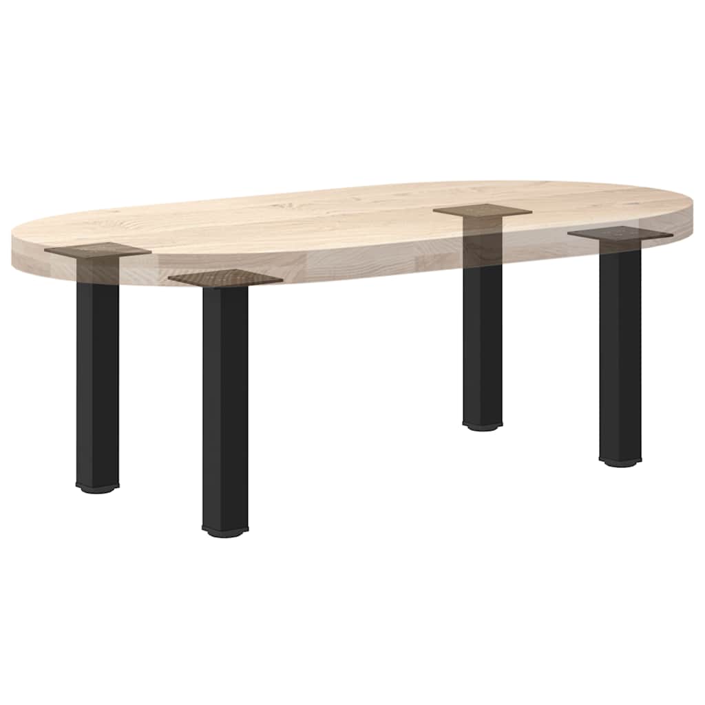 Vidaxl Nogi Do Stolika Kawowego, 4 Szt., Czarne, 30-32 Cm, Stal