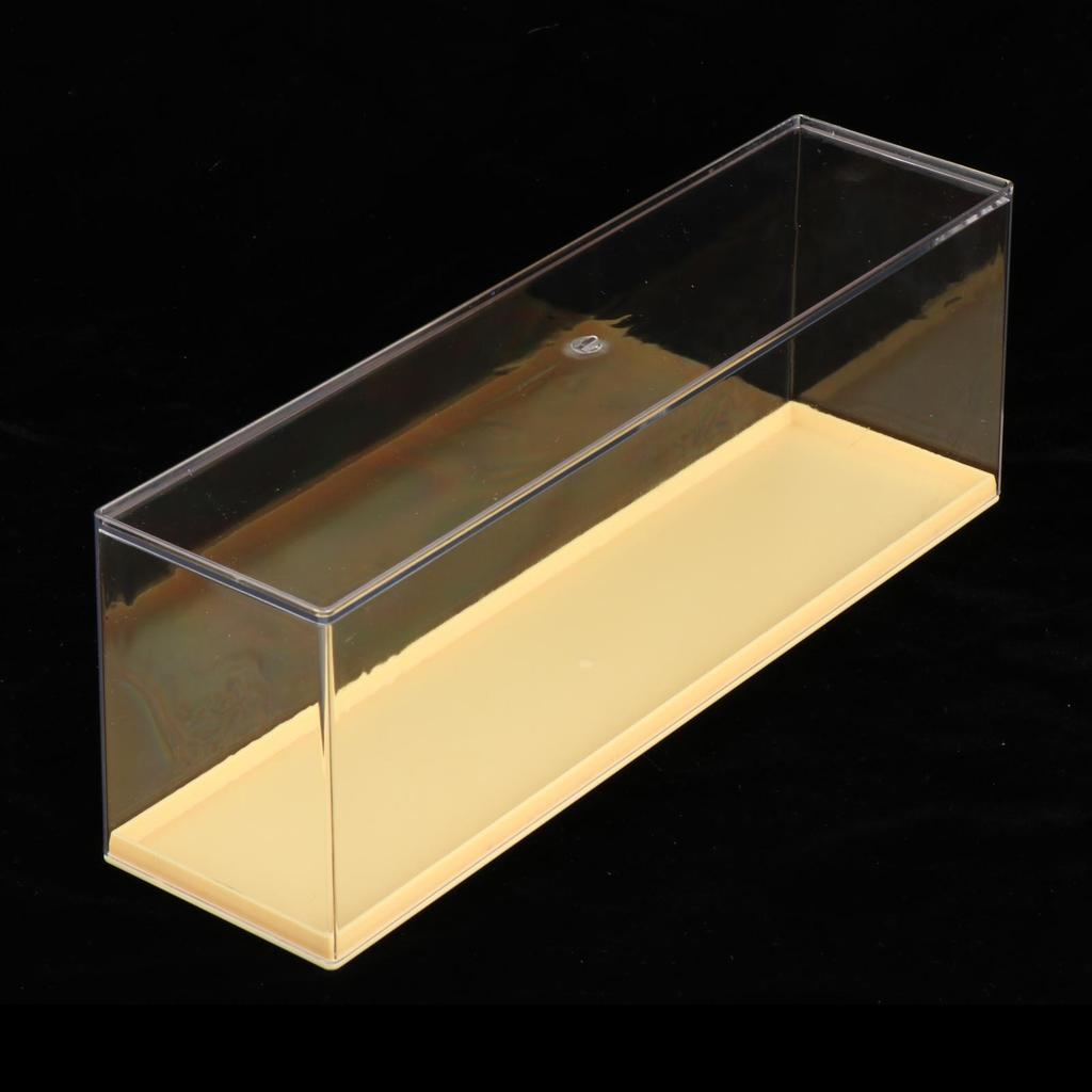 Clear Display Case Figure Storage, Stackable Storage Box, Showing Cabinet for Model,
