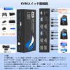 KVM Switch with 2 HDMI Inputs and 2 Outputs, 4K@60Hz, HDMI Switcher for 2 PCs and 2 Monitors, 5Gbps, 4 USB 3.0 Ports, Supports Keyboard, Mouse, Printe