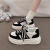 Platform White Shoes Women's Spring and Autumn Versatile Ins Tide Board Shoes 2025 New Niche Height-increasing Casual Sports Shoes
