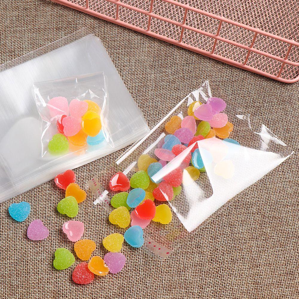 Cellophane Jewelry  OPP Seal Pouch Plastic Candy Bag Transparent Package Self Adhesive Pocket