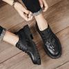 Модные роскошные брендовые мужские кожаные туфли итальянского дизайнера ручной работы повседневная обувь для отдыха на природе рабочие ботинки новые мужские туфли на платформе мужская обувь