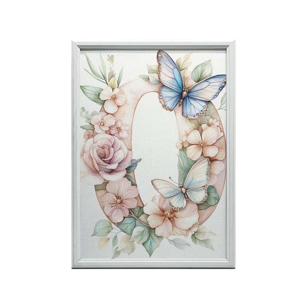 Okrągła Magia - Plakat Z Literą "O" Okrągła Magia - Plakat Z Literą "O", 30X40 Cm, Bez Ramy, Papier Matowy 230 Gsm