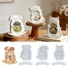 Animal Theme Seesaw Animal Photo Frame Mold Dog Cat Shape Silicone Mold Epoxy Mold  Home Decoration