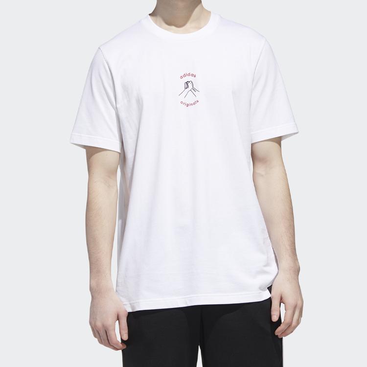 adidas Мужские футболки Originals с круглым вырезом, умеренного прямого кроя, GP3483