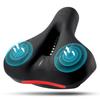 ROCKBROS Bicycle Saddle Cross Memory Wide Road Mountain Highly Easy To Install Saddle, Pain-Free Cushion, Waterproof, Breathable, Bike, Foam,