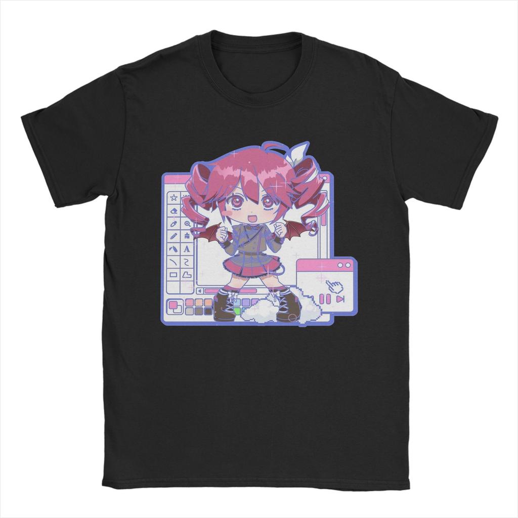 VOCALOID Windows Kasane Teto Футболка Мужская Женская Винтажные Футболки из Чистого Хлопка Футболки с Коротким Рукавом и Круглым Вырезом Взрослая Одежда