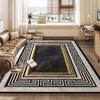 Nordic Golden Luxury Living Room Carpet Large Area Bedroom Soft Rugs Washable Sofa Side Floor Mat Non-slip Carpets Tapis Salon