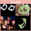 Halloween Party Costume Props Plastic White False Teeth Set Zombie Vampire Fangs Party Decoration Wawazhengfu