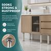 with Non Slip Pads Furniture Legs Stainless Steel Furniture Feet  Heavy Furniture Stabilization