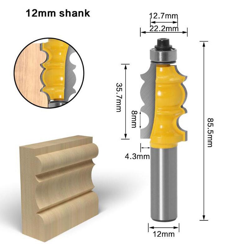 1PC Special Moulding Bit Carbide Molding Router Bit Trimming Wood Milling Cutter for Woodwork Cutter Power Tools - 6mm 1/4 8mm 12mm 1/2 Shank