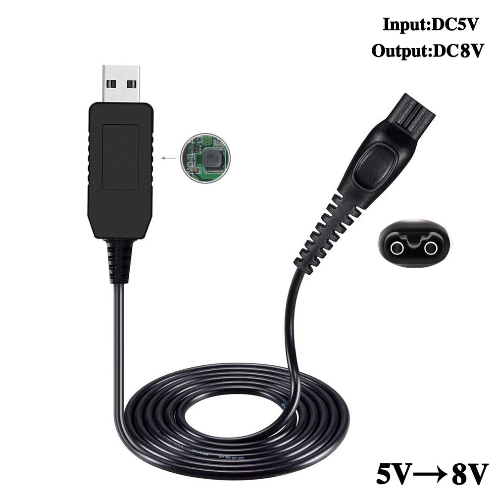 Beard Trimmers Replacement Cord Razor Charger Shaver Charger for Philip One Blade for Philip HQ850