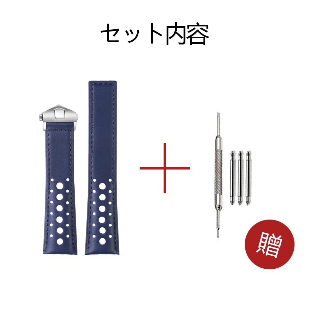 TAG 22mm Watch Strap Watch Band TAG Heuer Carrera Replacement Spring Bars Spring Bar Removal Special Box [ZHUOLEI] "For Heuer" Application