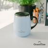 GRANDTIES Premium Vacuum Insulated Mug, 460ml, Available in 19 Colors, with Easy-Open Sliding Lid, Stainless Steel Double-Wall Vacuum Insulation, and