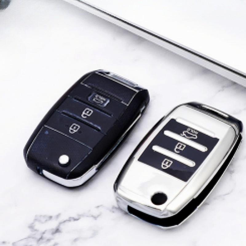 Новый дизайн, откидной чехол для ключей из ТПУ для Kia Rio 3 K2 Ceed Cerato K3 Sportage 4 Picanto K5 Optima Sorento Forte Stinger Shell Fob Protector