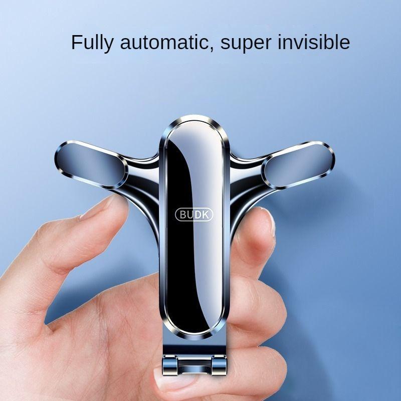 Автомобильный держатель для телефона, салонный воздухозаборник, навигационный кронштейн, автомобильный держатель для телефона, треугольный датчик силы тяжести, подставка для мобильного телефона (Тип крючка/Тип пасты)