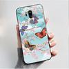 Чехол с рисунком для LG G7 thinQ Capa Мягкий силикон Черный корпус для LG G7thinQ Чехол Милый Цветок Мультфильм Корпус Funda Coque