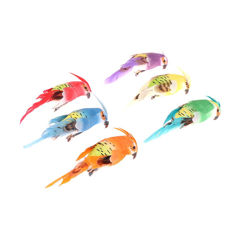 Творческий искусственный попугай, имитация пенопласта, животное, имитация перьев, модели птиц, сделай сам для свадебной вечеринки, украшения для дома и сада, декор