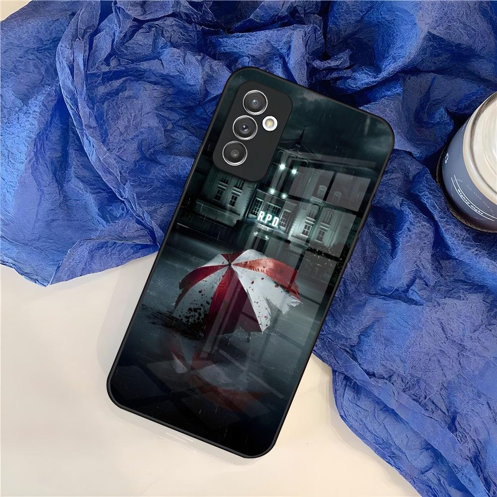 Чехол для телефона Umbrella Corporation для Samsung Galaxy S25 S24 S30 S21 S23 S20 S22 Fe Note 20 Pro Ultra Plus стеклянный Чехол