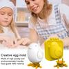 Egg Mold Cartoon Chicken Shaped Boiled Egg Mould Kitchen Bento Maker for DIY Eggs Sushi Cakes Pastries