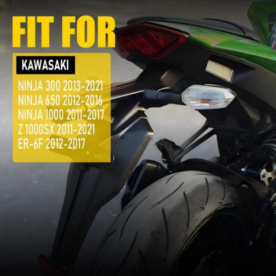 2x Turn Rear Signal Light Indicator Lamps Amber For Z Kawasaki 1000SX 2011-